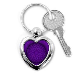 Spirograph Key Chain (heart) by Siebenhuehner