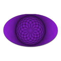 Spirograph Magnet (oval) by Siebenhuehner