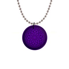 Spirograph Button Necklace by Siebenhuehner