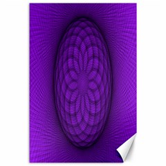 Spirograph Canvas 24  X 36  (unframed) by Siebenhuehner