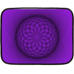 Spirograph Mini Fleece Blanket (two Sided) by Siebenhuehner