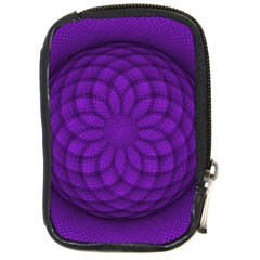 Spirograph Compact Camera Leather Case by Siebenhuehner