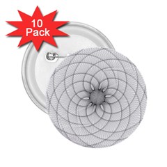 Spirograph 2 25  Button (10 Pack) by Siebenhuehner