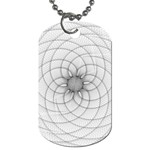 Spirograph Dog Tag (One Sided) Front