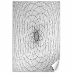 Spirograph Canvas 24  X 36  (unframed) by Siebenhuehner