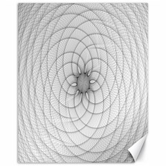 Spirograph Canvas 11  X 14  (unframed) by Siebenhuehner