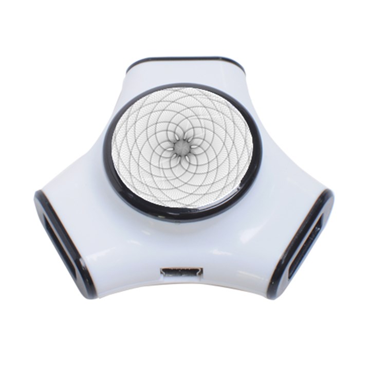 Spirograph 3 Port USB Hub