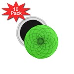 Spirograph 1.75  Button Magnet (10 pack) Front