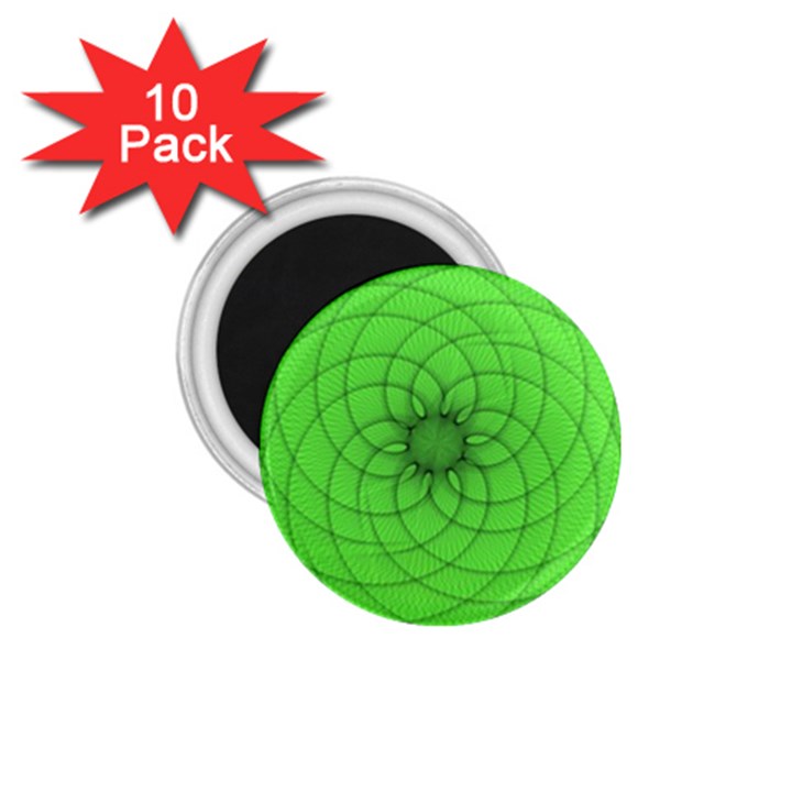 Spirograph 1.75  Button Magnet (10 pack)