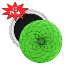 Spirograph 2 25  Button Magnet (10 Pack) by Siebenhuehner