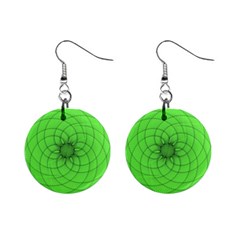 Spirograph Mini Button Earrings