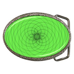 Spirograph Belt Buckle (oval) by Siebenhuehner