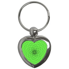 Spirograph Key Chain (heart) by Siebenhuehner