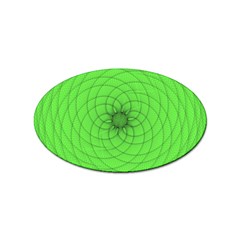 Spirograph Sticker (oval) by Siebenhuehner