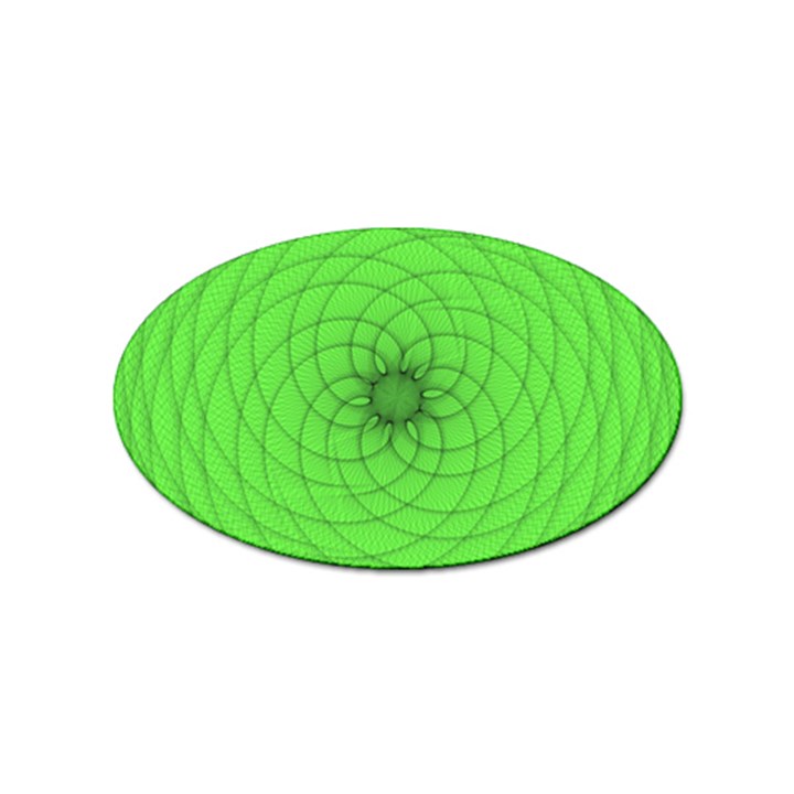 Spirograph Sticker (Oval)