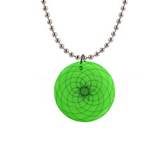 Spirograph Button Necklace by Siebenhuehner