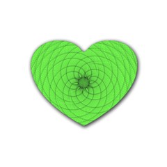 Spirograph Drink Coasters 4 Pack (heart)  by Siebenhuehner