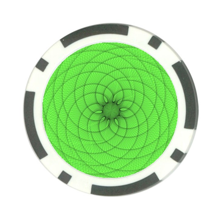 Spirograph Poker Chip