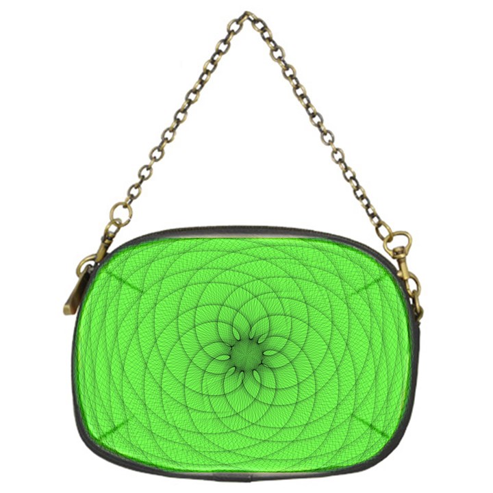 Spirograph Chain Purse (One Side)