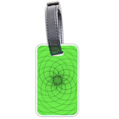 Spirograph Luggage Tag (one Side) by Siebenhuehner