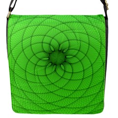 Spirograph Flap Closure Messenger Bag (small) by Siebenhuehner