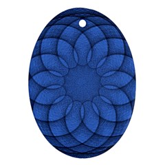 Spirograph Oval Ornament by Siebenhuehner