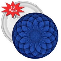 Spirograph 3  Button (10 Pack) by Siebenhuehner