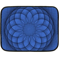 Spirograph Mini Fleece Blanket (two Sided) by Siebenhuehner