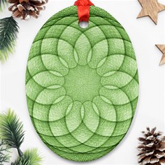 Spirograph Oval Ornament by Siebenhuehner