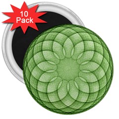 Spirograph 3  Button Magnet (10 Pack) by Siebenhuehner