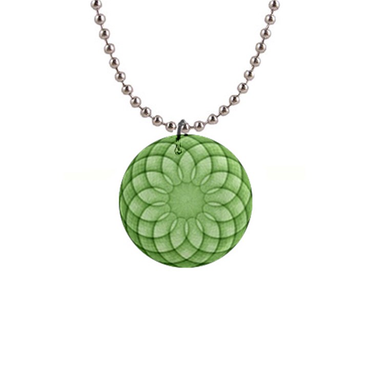 Spirograph Button Necklace