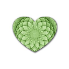 Spirograph Drink Coasters 4 Pack (heart)  by Siebenhuehner