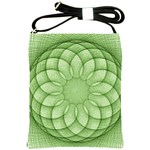 Spirograph Shoulder Sling Bag Front