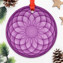 Spirograph Round Ornament by Siebenhuehner