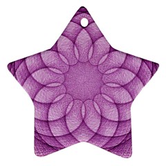 Spirograph Star Ornament by Siebenhuehner