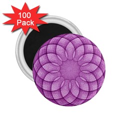 Spirograph 2 25  Button Magnet (100 Pack) by Siebenhuehner