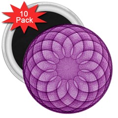 Spirograph 3  Button Magnet (10 Pack) by Siebenhuehner