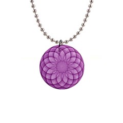 Spirograph Button Necklace by Siebenhuehner