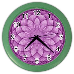 Spirograph Wall Clock (Color)