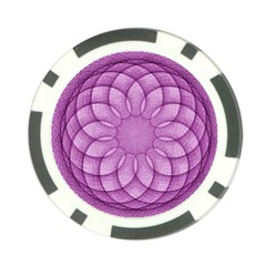 Spirograph Poker Chip by Siebenhuehner