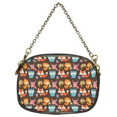 Woodland Animals Chain Purse (two Sided) 