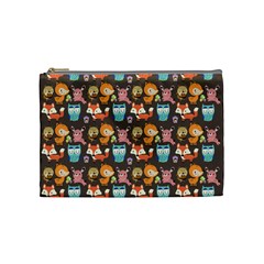 Woodland Animals Cosmetic Bag (medium) by Mjdaluz