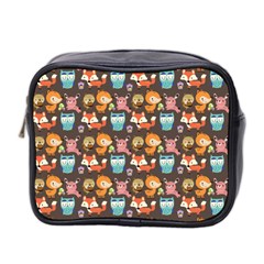 Woodland Animals Mini Travel Toiletry Bag (two Sides) by Mjdaluz