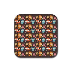 Woodland Animals Drink Coaster (square) by Mjdaluz