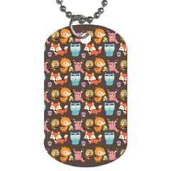 Woodland Animals Dog Tag (one Sided) by Mjdaluz