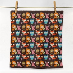 Woodland Animals Face Towel by Mjdaluz