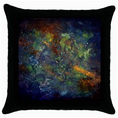 Universe Black Throw Pillow Case