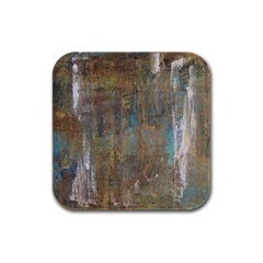 Teal And Gold Drink Coasters 4 Pack (square) by brewerstudios