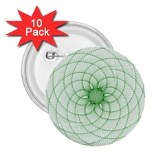 Spirograph 2 25  Button (10 Pack) by Siebenhuehner