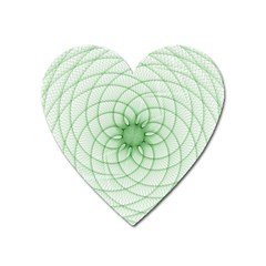 Spirograph Magnet (heart) by Siebenhuehner